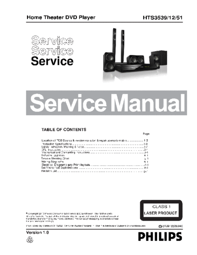 Philips service  Philips Audio HTS3539 service.pdf