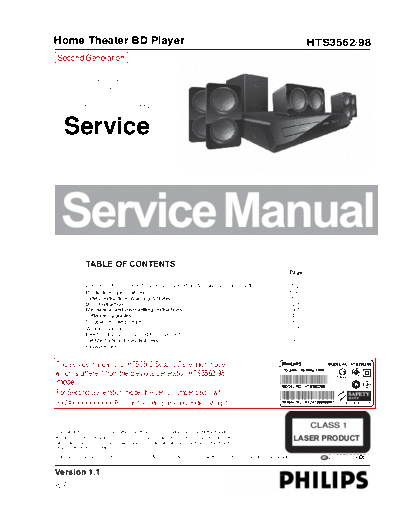 Philips Philips HTS3562 98 Mk2 sm  Philips Audio HTS3562 Philips_HTS3562_98_Mk2_sm.pdf