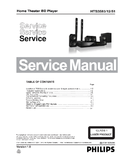 Philips service  Philips Audio HTS3583 service.pdf