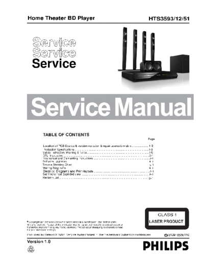 Philips service  Philips Audio HTS3593 service.pdf