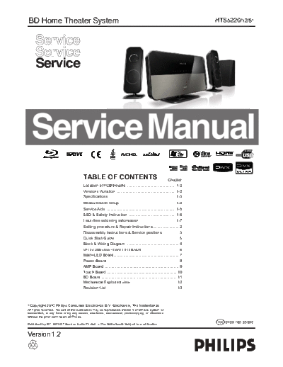 Philips HTS522012 SB-EX-SI 1297168275  Philips Audio HTS5220 HTS522012_SB-EX-SI_1297168275.pdf