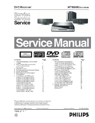 Philips HTS6500 ET-SB-EX-SI 1214395181  Philips Audio HTS6500 HTS6500_ET-SB-EX-SI_1214395181.pdf