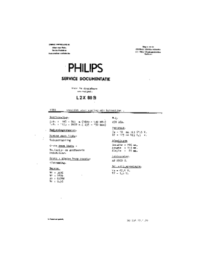 Philips Philips L2X80B  Philips Audio L2X80B Philips_L2X80B.pdf