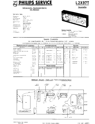 Philips philips l2x97t jeanette sm  Philips Audio L2X97T philips_l2x97t_jeanette_sm.pdf