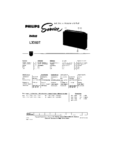 Philips L3D00T  Philips Audio L3D00T Dorette300 Philips_L3D00T.pdf