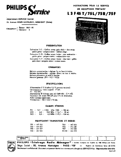 Philips L3F45T  Philips Audio L3F45T Philips_L3F45T.pdf