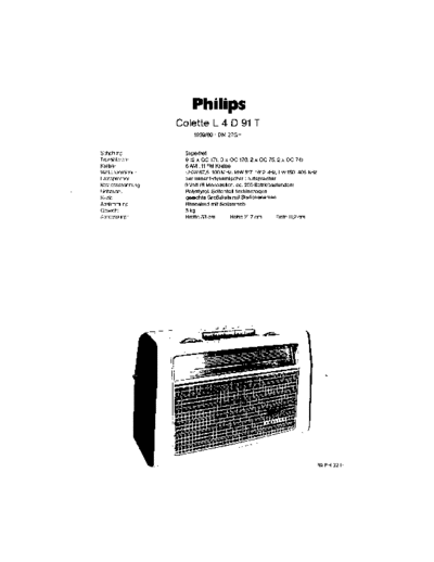 Philips Philips L4D91T  Philips Audio L4D91T Philips_L4D91T.pdf