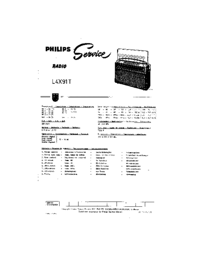 Philips L4X91T  Philips Audio L4X91T Philips L4X91T.pdf