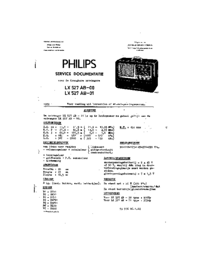 Philips Philips LX527AB  Philips Audio LX527AB Philips_LX527AB.pdf
