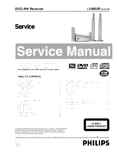 Philips service  Philips Audio LX9000R service.pdf