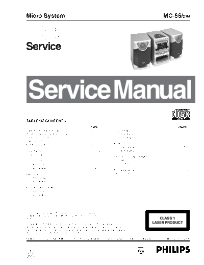 Philips MC55 SM 4588688698  Philips Audio MC-55 MC55_SM_4588688698.pdf