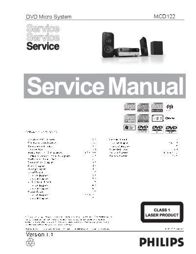 Philips MCD12212 SB-KL-EX-SI 1267792433  Philips Audio MCD122 MCD12212_SB-KL-EX-SI_1267792433.pdf