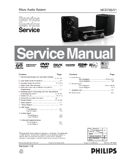 Philips MCD78551 SB-EX-SI 1413871394  Philips Audio MCD785 MCD78551_SB-EX-SI_1413871394.pdf