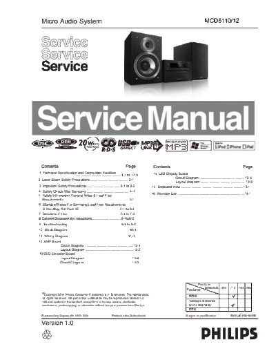 Philips MCD511012 SB-EX-SI 1413521925  Philips Audio MCD5110 MCD511012_SB-EX-SI_1413521925.pdf