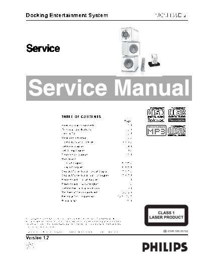 Philips service  Philips Audio MCM138D service.pdf