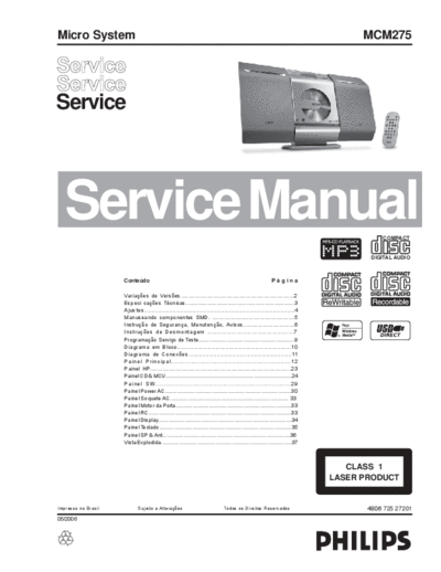 Philips MCM275  Philips Audio MCM275 MCM275.pdf