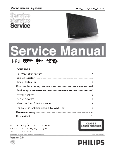 Philips service  Philips Audio MCM2250 service.pdf