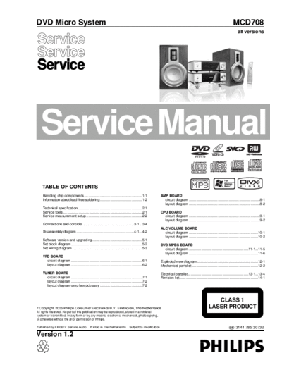 Philips service  Philips Audio MCM27512 service.pdf
