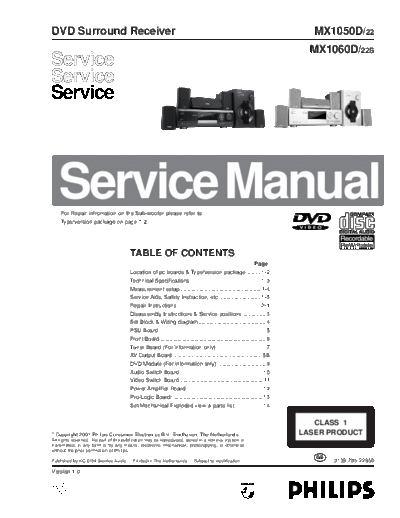 Philips mx1060d 496  Philips Audio MX1060D mx1060d_496.pdf