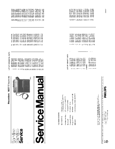 Philips recorders n2217 sm  Philips Audio N2217 philips_recorders_n2217_sm.pdf