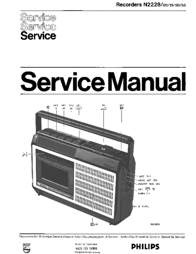 Philips recorders n2228 sm  Philips Audio N2228 philips_recorders_n2228_sm.pdf