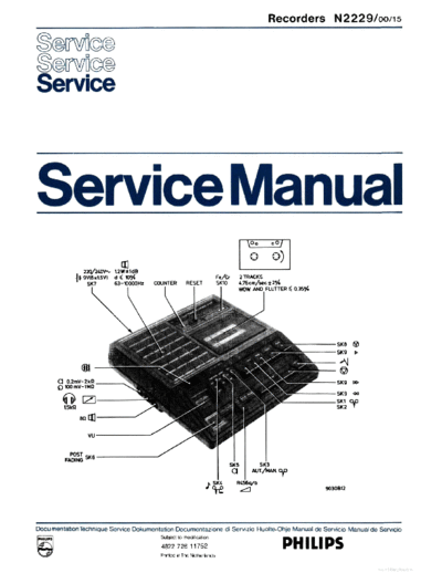 Philips hfe philips n2229 service en de fr nl it  Philips Audio N2229 hfe_philips_n2229_service_en_de_fr_nl_it.pdf