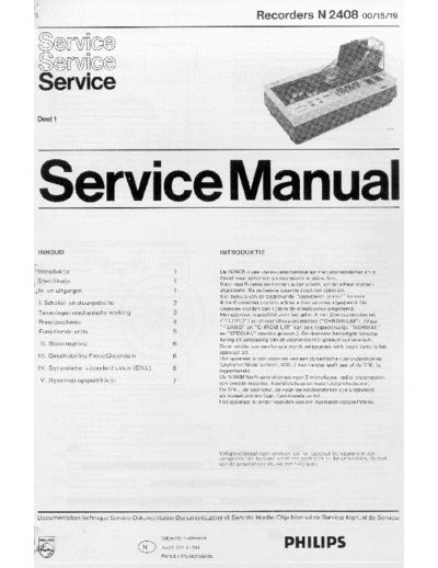 Philips hfe philips n2408 service nl  Philips Audio N2408 hfe_philips_n2408_service_nl.pdf
