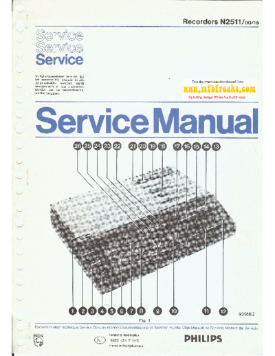 Philips Service Manual N2511  Philips Audio N2511 Service_Manual_N2511.pdf