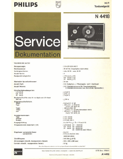Philips n4418  Philips Audio N4418 n4418.pdf