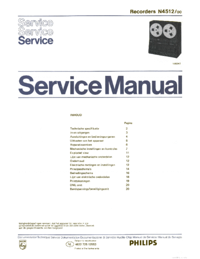 Philips hfe philips n4512 service nl  Philips Audio N4512 hfe_philips_n4512_service_nl.pdf