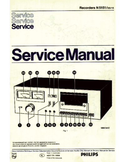 Philips hfe philips n5151 service nl  Philips Audio N5151 hfe_philips_n5151_service_nl.pdf