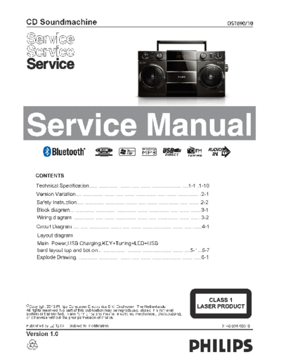 Philips service  Philips Audio OST690 service.pdf