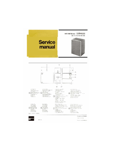 Philips hfe philips rh532 service pt2 de fr nl  Philips Audio RH532 hfe_philips_rh532_service_pt2_de_fr_nl.pdf