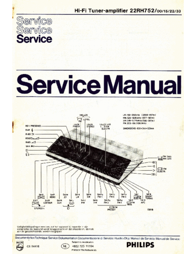 Philips hfe philips rh752 service  Philips Audio RH752 hfe_philips_rh752_service.pdf