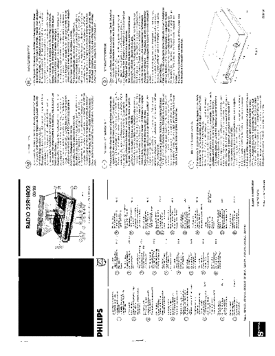 Philips hfe philips rh802 service en de fr it nl  Philips Audio RH802 hfe_philips_rh802_service_en_de_fr_it_nl.pdf