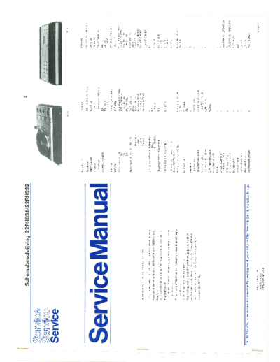 Philips hfe   rh831 rh832 service nl  Philips Audio RH831 hfe_philips_rh831_rh832_service_nl.pdf