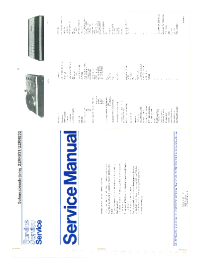 Philips hfe philips rh831 rh832 service nl  Philips Audio RH832 hfe_philips_rh831_rh832_service_nl.pdf