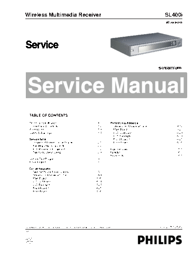 Philips hfe philips sl400i service en  Philips Audio SL400i hfe_philips_sl400i_service_en.pdf