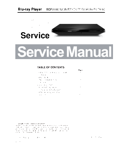 Philips BDP210012 EX-SI 1412755395  Philips Blue Ray Player BDP2105 BDP210012_EX-SI_1412755395.pdf