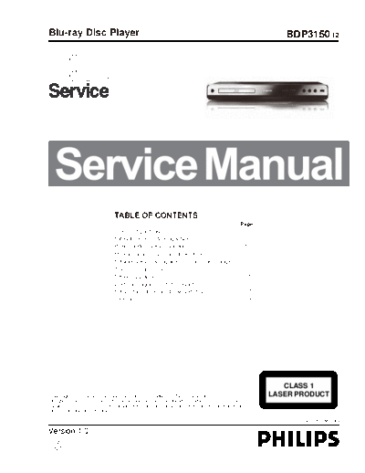 Philips BDP315012 SB-EX-SI 1413263998  Philips Blue Ray Player BDP3150 BDP315012_SB-EX-SI_1413263998.pdf