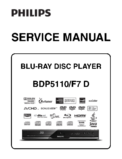 Philips BDP5110F7D ET-SB-SI 1406547362  Philips Blue Ray Player BDP5110 BDP5110F7D_ET-SB-SI_1406547362.pdf