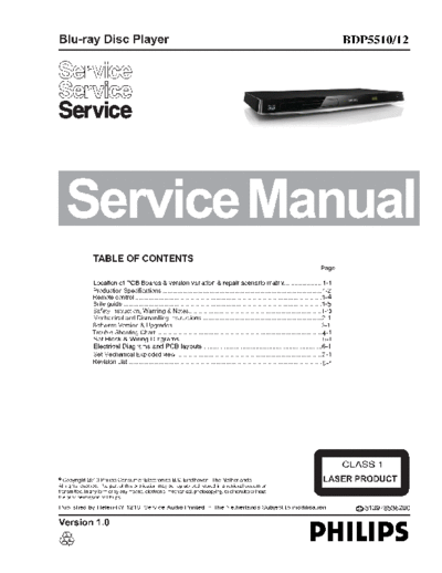 Philips BDP551012 EX-SI 1413436702  Philips Blue Ray Player BDP5510 BDP551012_EX-SI_1413436702.pdf