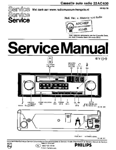 Philips 22AC630  Philips Car Audio 22AC630 Philips_22AC630.pdf