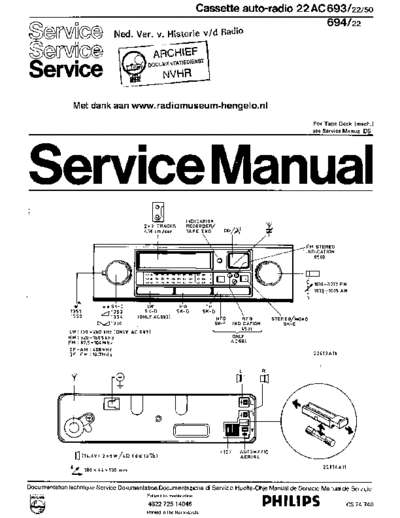 Philips Philips 22AC693  Philips Car Audio 22AC693 Philips_22AC693.pdf