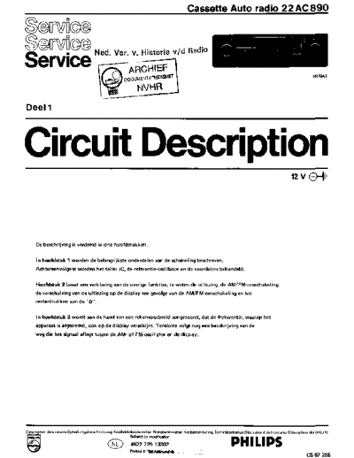 Philips Philips 22AC890  Philips Car Audio 22AC890 Philips_22AC890.pdf