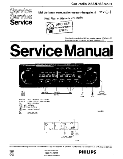 Philips Philips 22AN783  Philips Car Audio 22AN783 Philips_22AN783.pdf