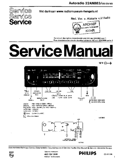 Philips Philips 22AN883  Philips Car Audio 22AN883 Philips_22AN883.pdf