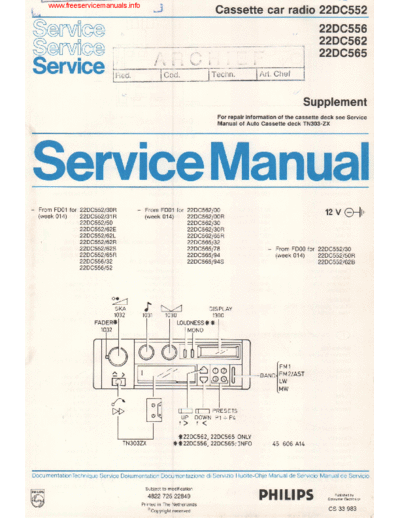 Philips philips 22dc552 22dc556 22dc562 22dc565  Philips Car Audio 22DC565 philips_22dc552_22dc556_22dc562_22dc565.pdf
