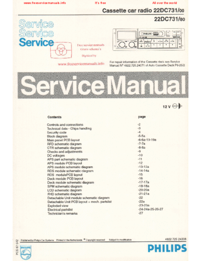 Philips 22dc731  Philips Car Audio 22DC731 22dc731.pdf