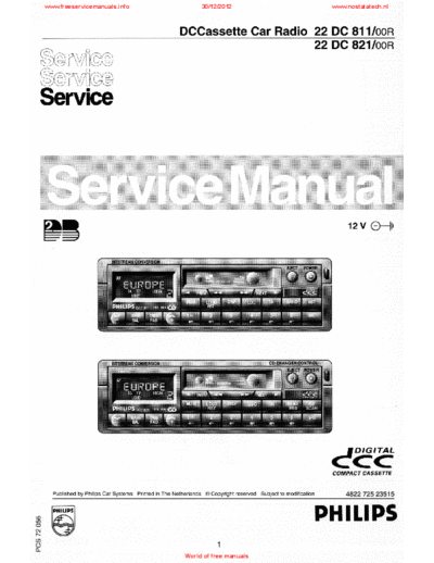 Philips 22dc811 (1)  Philips Car Audio 22DC821 22dc811 (1).pdf